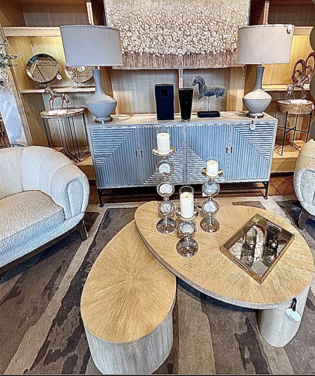 Curated furniture, lighting and decorative accessories in the Fenway showroom